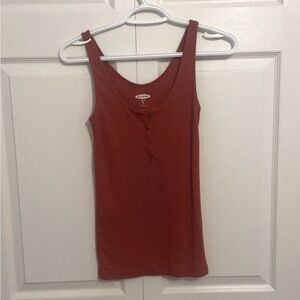 Old Navy US XS | Rust Coloured Slim Fit Tank Top